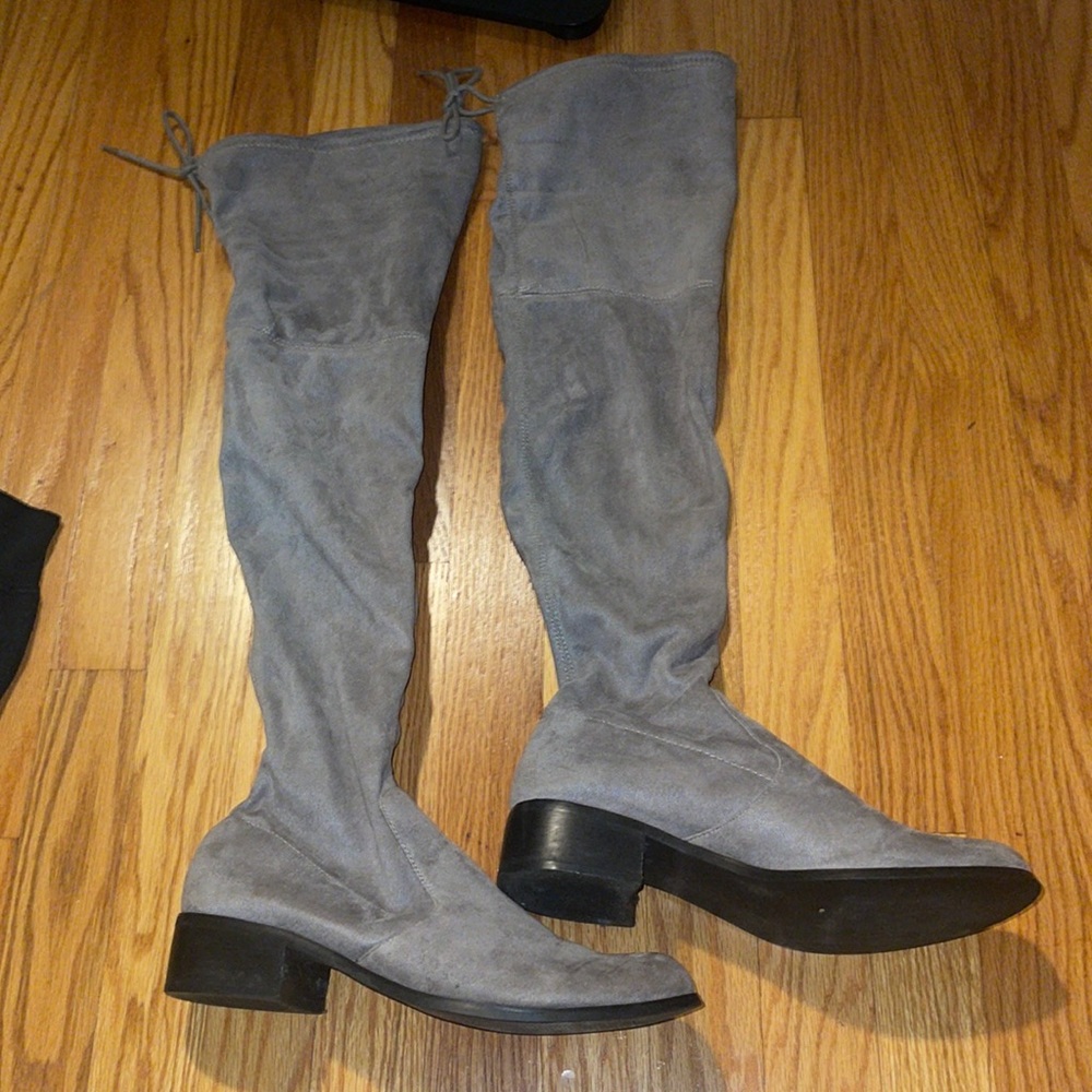 Gorgeous suede over the knee boots